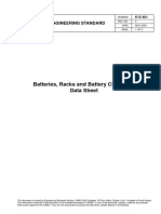 E12-X01 - 0 Batteries, Racks & Batteries Chargers Data Sheet