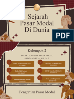 Sejarah Pasar Modal Di Dunia Kelompok 2