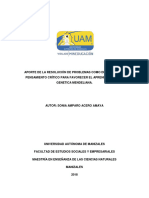 Aporte Aporte Resolución Problemas Dimensión Pensamiento Crítico Favorecer Aprendizaje Genética Mendeliana