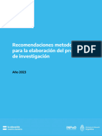 Anexo II - Recomendaciones Metodológicas para La Elaboración Del Proyecto