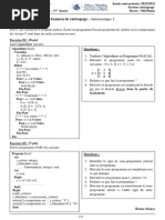 Corrigé Examen Rattrapage Informatique 2-21-22