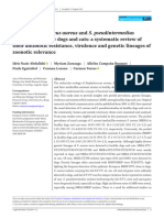 Artigo Nasal Staphylococcus Aureus e S Pseudintermedius Caninos Review 2022 - Grupo 7