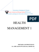 Health Management 1 - 105159