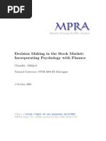 4.de Citit Decision Making in The Stock Market - Incorporating Psychology With Finance