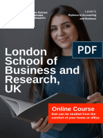 Level 5 Diploma in Accounting and Business - Delivered Online by LSBR, UK