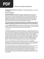 Modelo Acao Declaratoria de Inexistencia de Debito C C Pedido de Repeticao de Indebito Indenizacao Por Danos Morais e Pedido de Tutela Antecipada