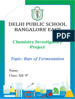 Chemistry Investigatory Project