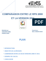 Exposé COMPARAISON ENTRE LE RPS 2000 ET LA VERSION 2011 - AZALMAD Nabil Et HAIDAS Anas