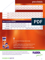 Es 100% Coco Plagron Grow Schedule