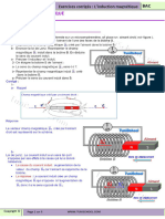 Exercices Corrigés - L'induction Magnétique