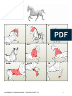 Running Horse Paper Crafts