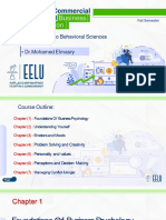 Behavioral Science - Chapter 1