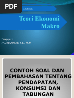 EKONOMI MAKRO Pertemuan 2