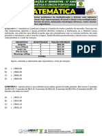 5º Ano 2022 Avaliação 4º Bimestre - Barra Do Bugres