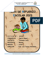 Plan Refuerzo Escolar Institucional 2023