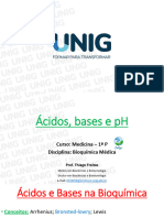 Aula 2 para P1 - Ácidos, Bases e PH