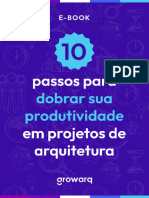 Ebook 10 Passos para Dobrar Sua Produtividade em Projetos de Arquitetura