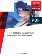 Curso Técnicas en Gasfitería e Instalaciones Sanitarias