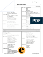 Math Syllabus