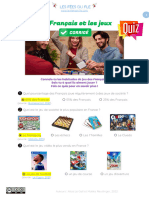 Corrigé Du Test Sur Les Français Et Les Jeux