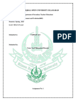 Classroom Assesment 8602