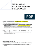 Insulin, Oral Hypoglycemic Agents-1