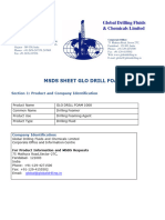 MSDS Glo Drill Foam 1000