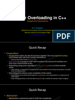 Operator Overloading in C++