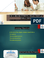 Chapter 3 - Recruitment Selection N Induction