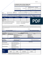 Scholarship Application Form