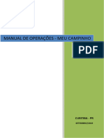 Manual de Operações - PROGRAMA MEU CAMPINHO GOVERNO DO PARANÁ - PR