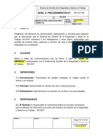 PRC-SST-006 Procedimiento de Comunicación, Participación y Consulta