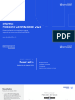 Informe: Plebiscito Constitucional 2023: Desentrañando Los Resultados Tras El Segundo Proceso Constitucional Fallido