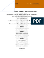 Recuperación de Plomo, Cadmio y Zinc Por Extracción Acida en