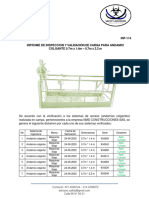 Inspección Anual Andamios Colgantes NMD Construcciones