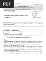 EXP5 3-Phase Uncontrolled Rectifier