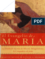 El Evangelio de María La Tradición Secreta de María Magdalena