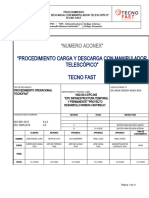 Procedimiento Operacional Carga y Descarga Con Manipulador Telescópico