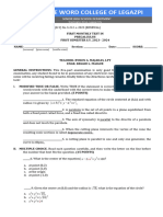 1st-Monthly-Test in Precalculus