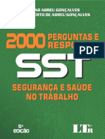 Resumo Seguranca e Saude No Trabalho em 2000 Perguntas e Respostas Edwar Abreu Goncalves Jose Alberto de Abreu Goncalves