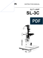 Slit Lamp: Instruction Manual