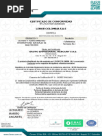 Interruptores Mercury Certificado 13120