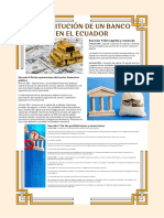 Constitución de Un Banco en El Ecuador