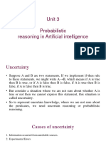 Probabilistic Reasoning in AI