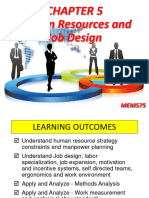 Human Resources and Job Design