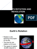 Earths Rotation and Revolution