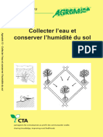 Collecter L'eau Et Conserver L'humidite Du Sol