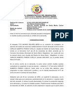 Piden Al Tribunal Suspender La Elección Del Alcalde de Santa Marta Carlos Pinedo