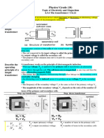 Transformer Sheet