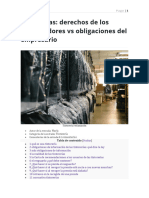 Tintorerías Derechos de Los Consumidores Vs Obligaciones Del Empresario